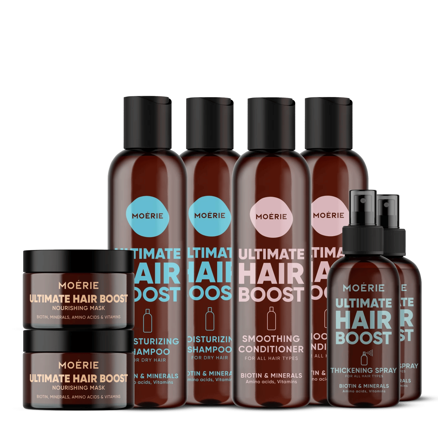 Moisturizing Hair Boost Set x2 | Moérie