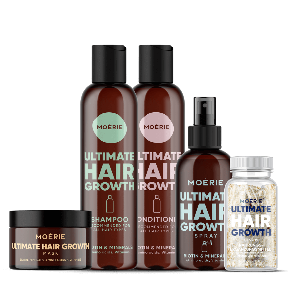 Ultimatives Haarwachstum Set – Shampoo, Spülung, Haarmaske, Spray und ...